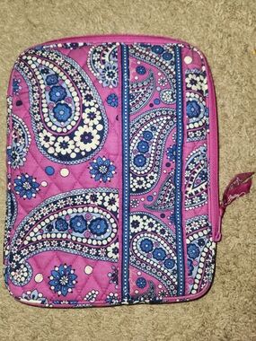 Vera Bradley Tablet Sleeve/Pouch Cover Case Boysenberry